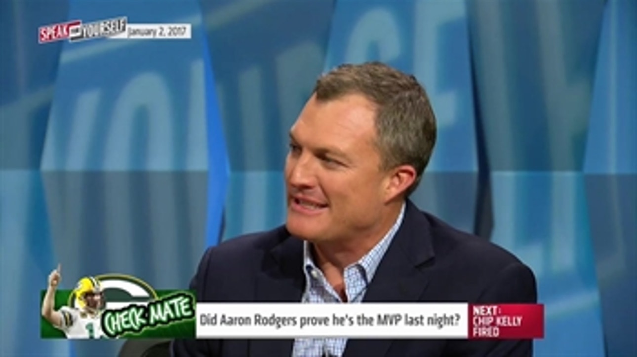 Aaron Rodgers, Derek Carr both make cases for NFL MVP | SPEAK FOR YOURSELF