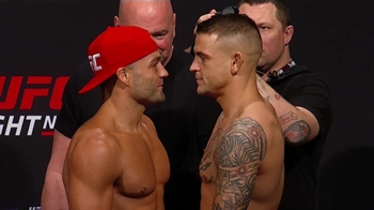 Eddie Alvarez vs Dustin Poirier | WEIGN-INS | UFC FIGHT NIGHT
