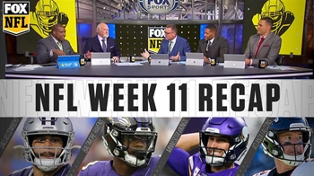 Week 11:  Dak's outstanding performance, Ravens' momentum, and Vikings' early struggles ' FOX NFL