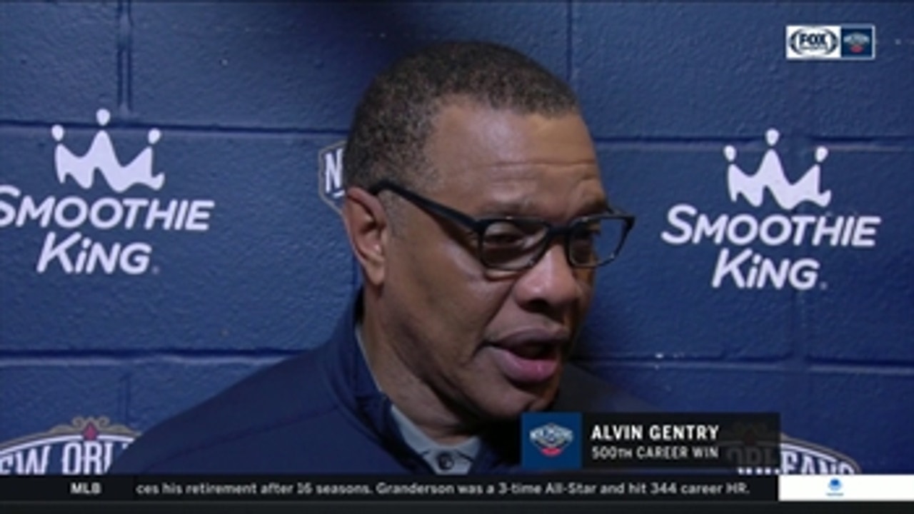 Alvin Gentry on winning his 500th Game, Win over Memphis