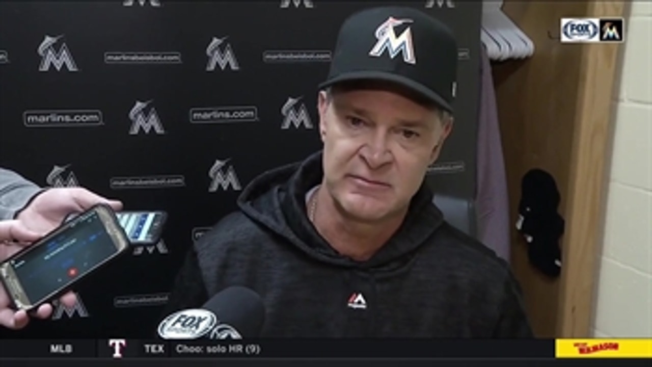 Don Mattingly on loss to Padres, Riddle's inside-the-park home run