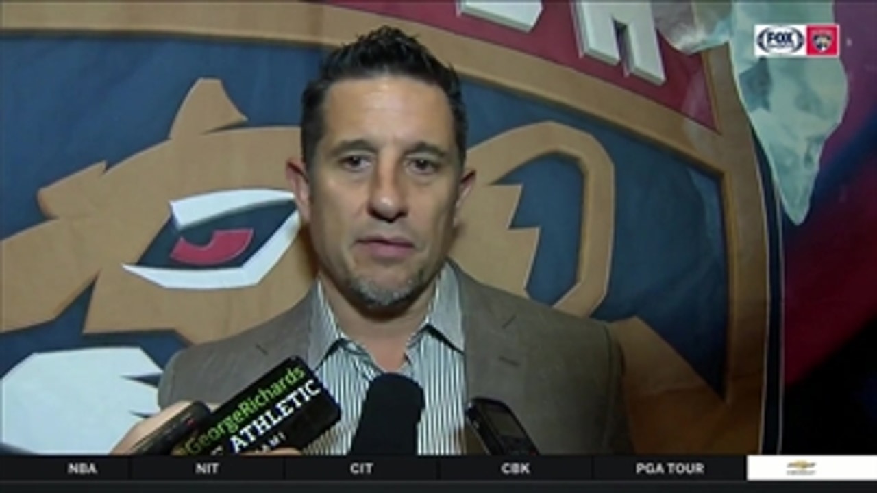 Bob Boughner on Sam Montembeault's night: 'He played amazing'