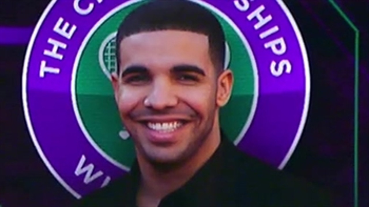 Drake is at Wimbledon, see who he took photos with