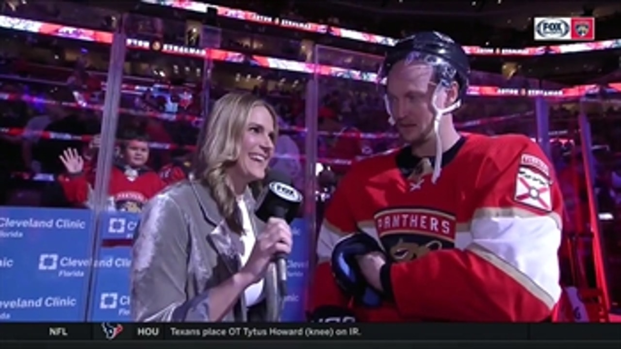 Anton Stralman details his first two goals as a Panther, Chris Driedger's night