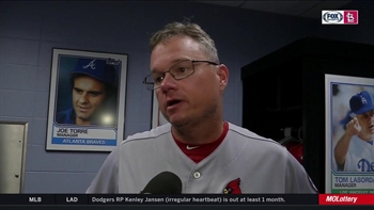 Mike Shildt on Harrison Bader's defense: 'He really covers ground quickly'