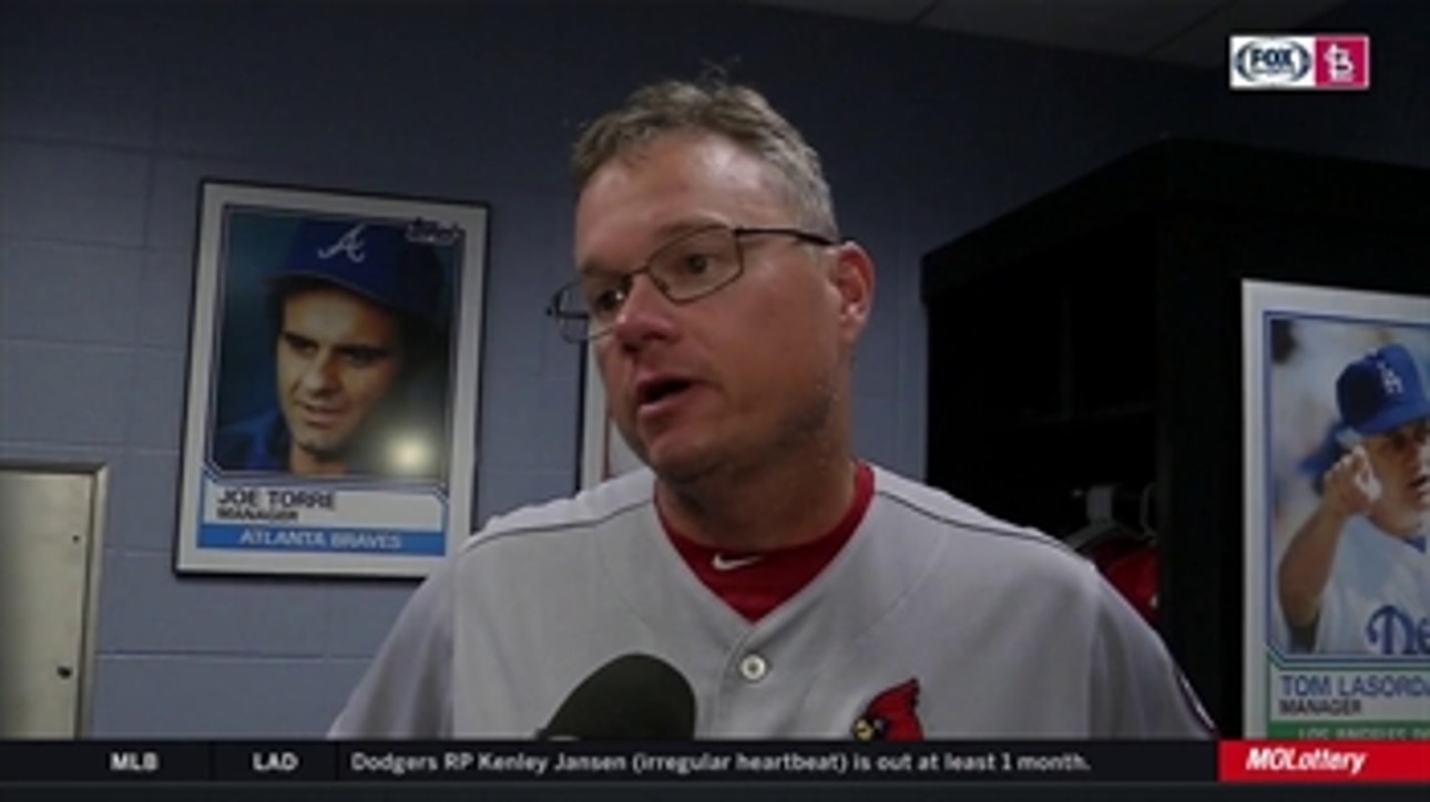 Mike Shildt on Harrison Bader's defense: 'He really covers ground quickly'