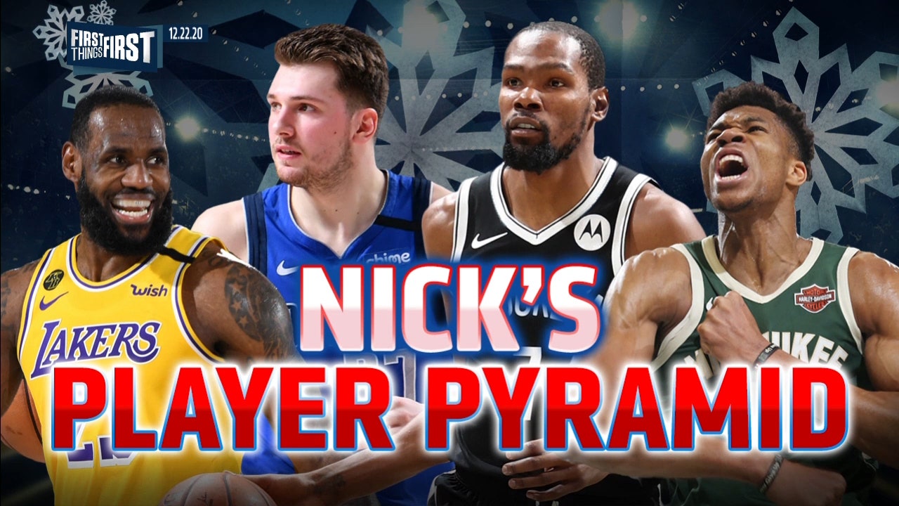 Nick Wright breaks down his NBA Player Pyramid entering the 2020-21 season ' FIRST THINGS FIRST