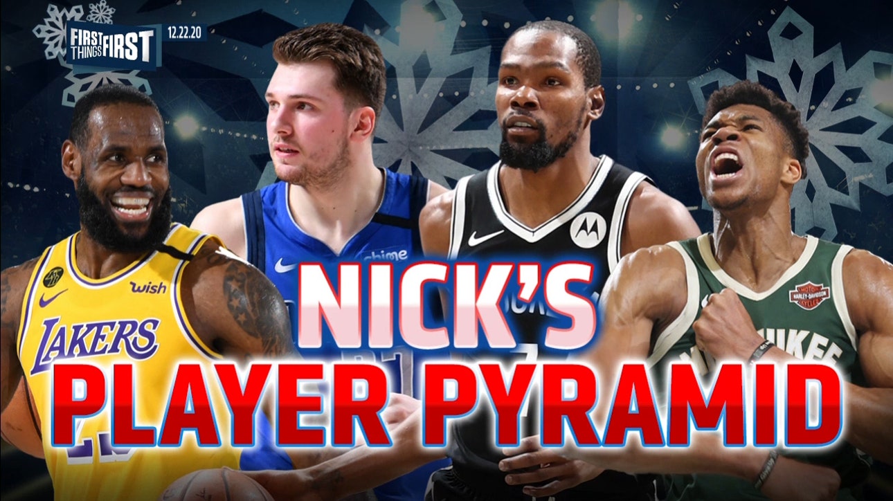 Nick Wright breaks down his NBA Player Pyramid entering the 2020-21 season ' FIRST THINGS FIRST