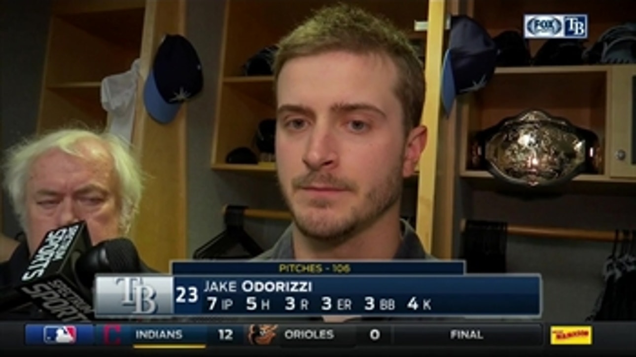 Jake Odorizzi calls Monday's start a 'step in the right direction'