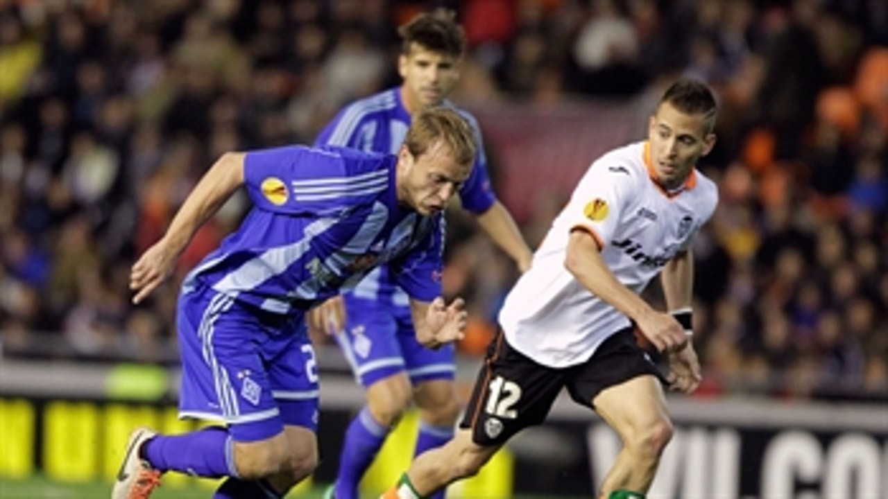 Valencia v Dynamo Kiev UEFA Europa League Highlights 02/27/14