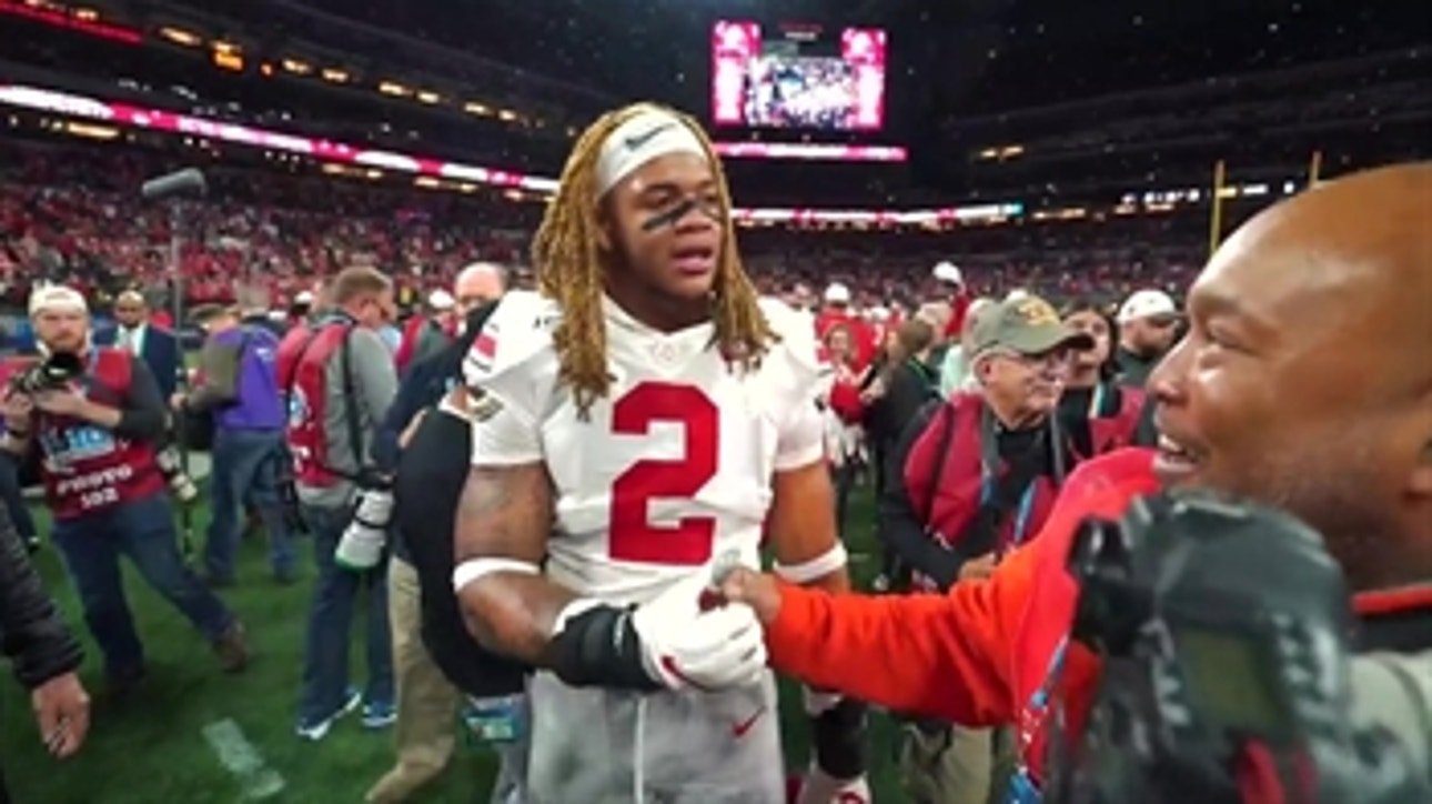 Watch Chase Young celebrate immediately after winning the Big Ten Championship