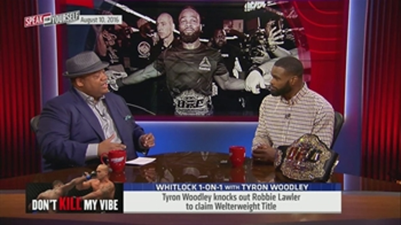 Whitlock 1-on-1: Tyron Woodley on beef with UFC about UFC 201 promotion  - 'Speak for Yourself'