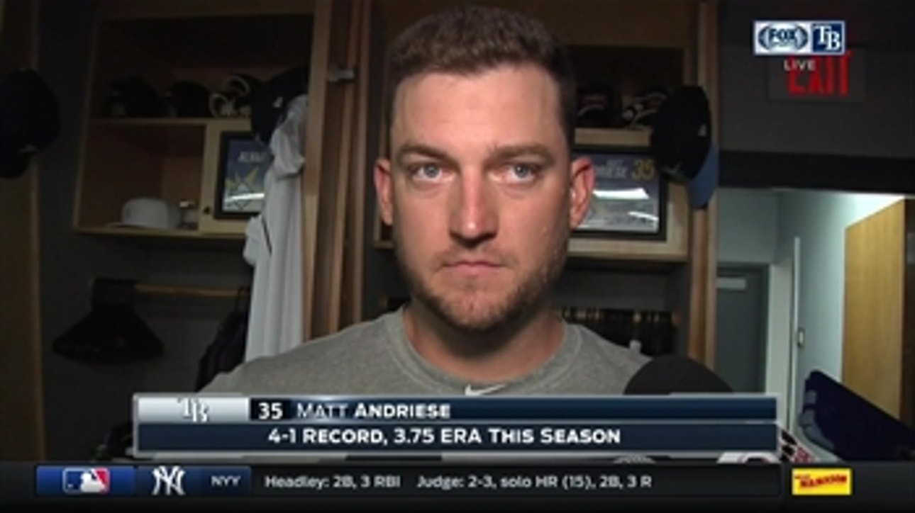 Matt Andriese feels like Rays are making a name for themselves