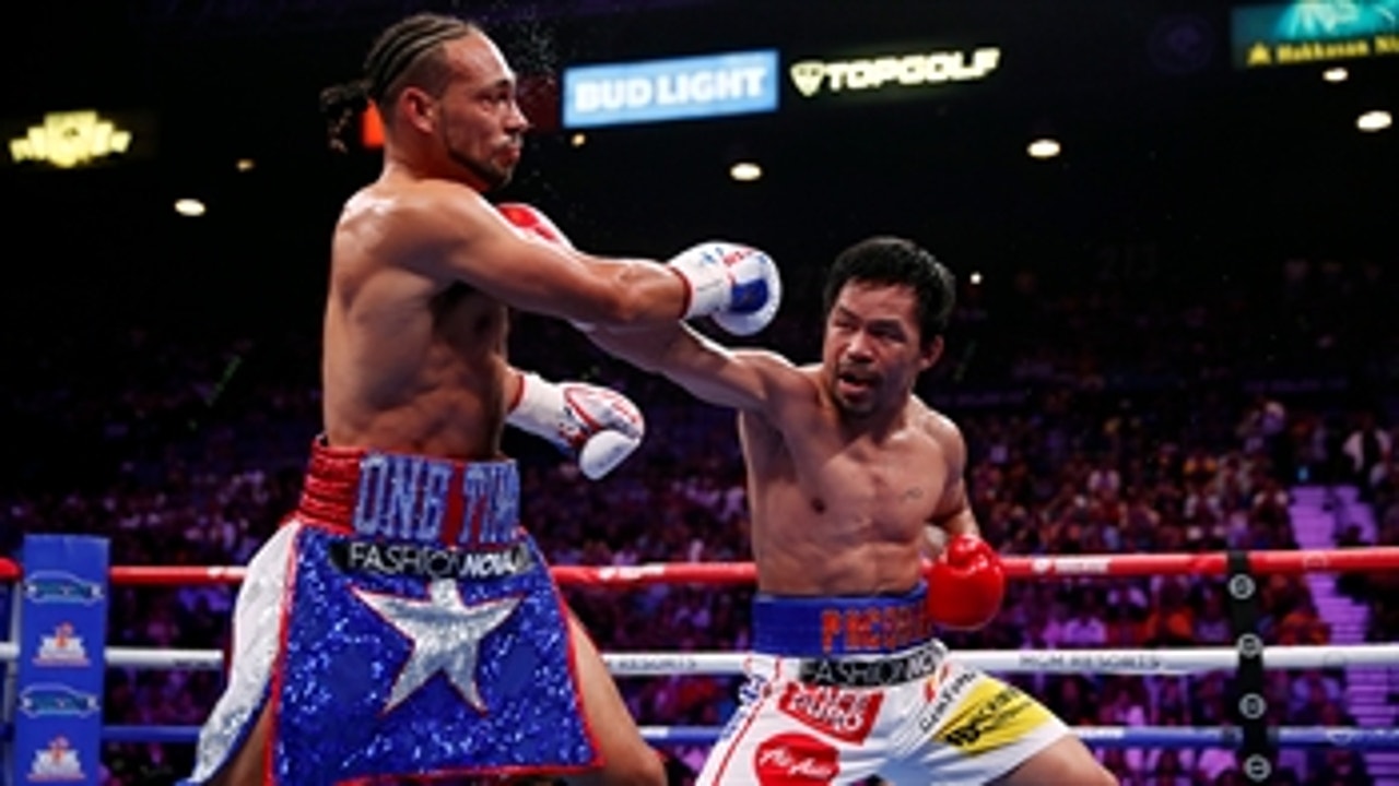 Manny Pacquiao defeats Keith Thurman to obtain the WBA Super World Welterweight Championship belt