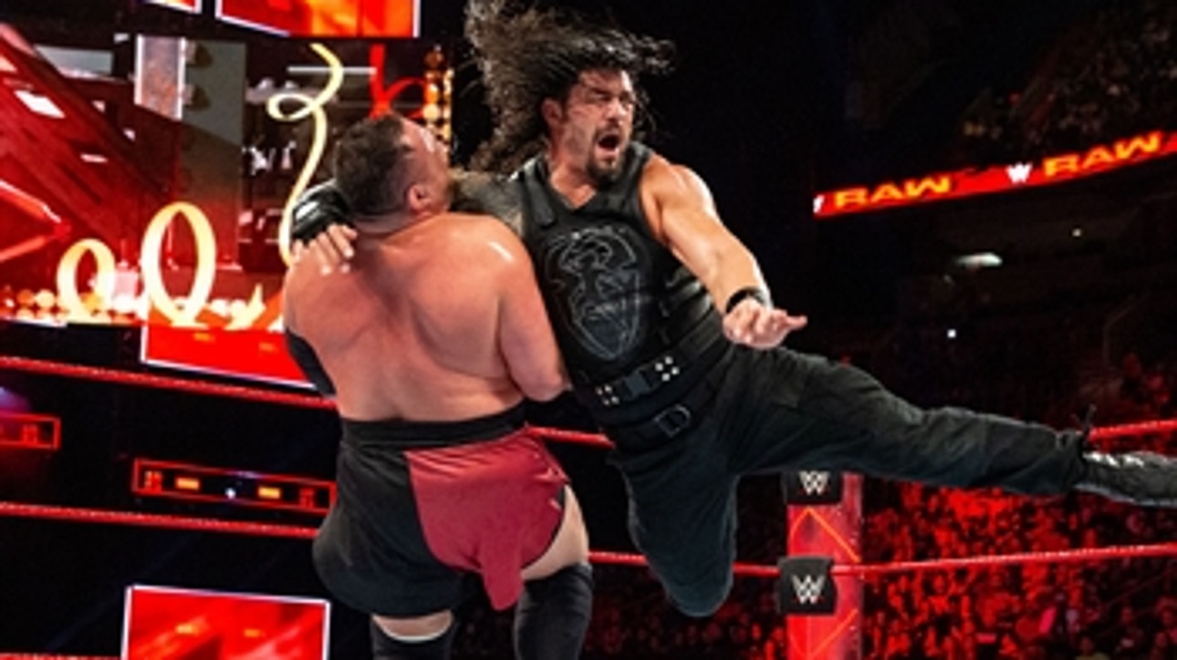 Roman Reigns vs. Samoa Joe – Intercontinental Title Match: Raw, January 1, 2018 (Full Match)