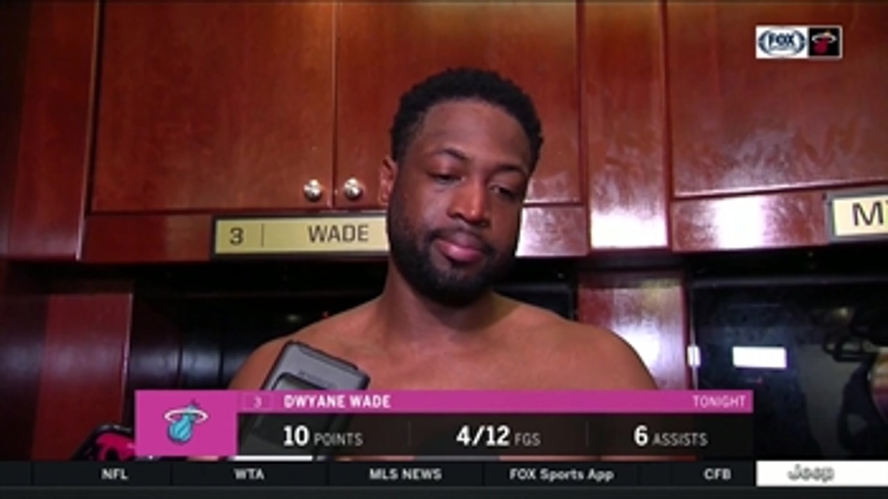 Dwyane Wade on his last-minute putback attempt, how loss to Raptors was winnable game