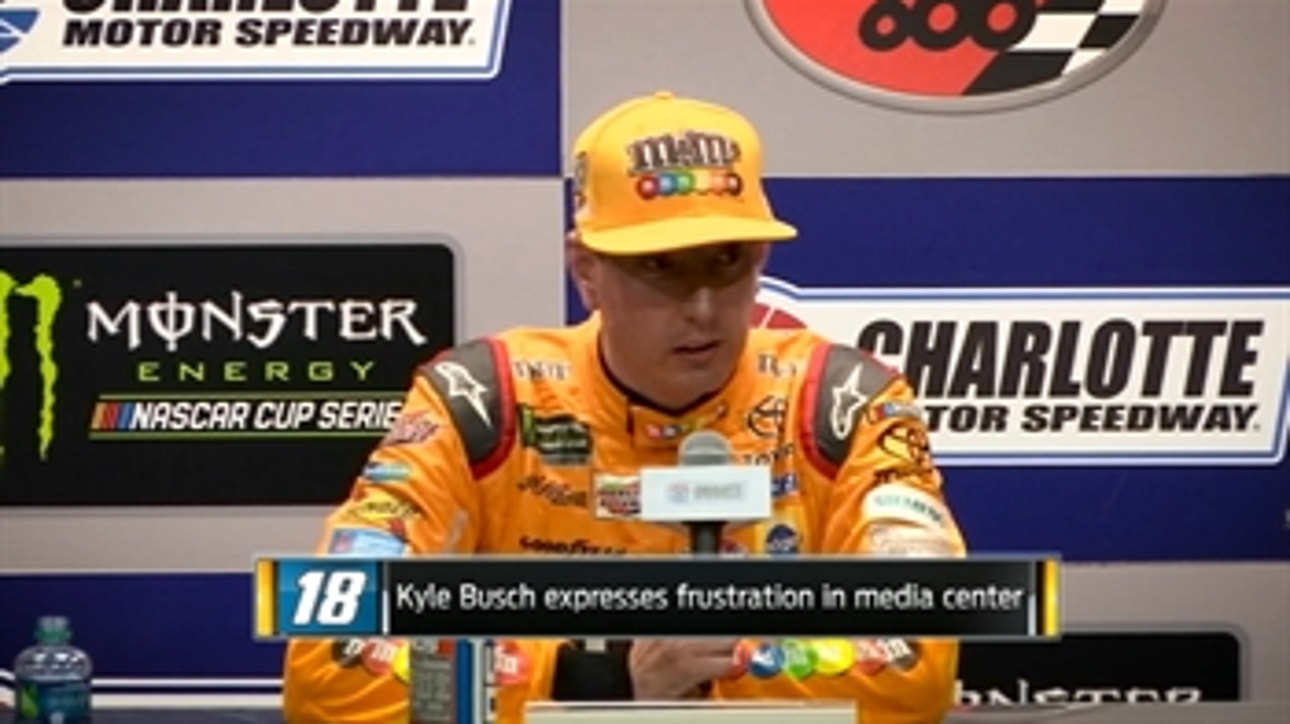 Reacting to Kyle Busch's Post Race Interview ' NASCAR RACE HUB