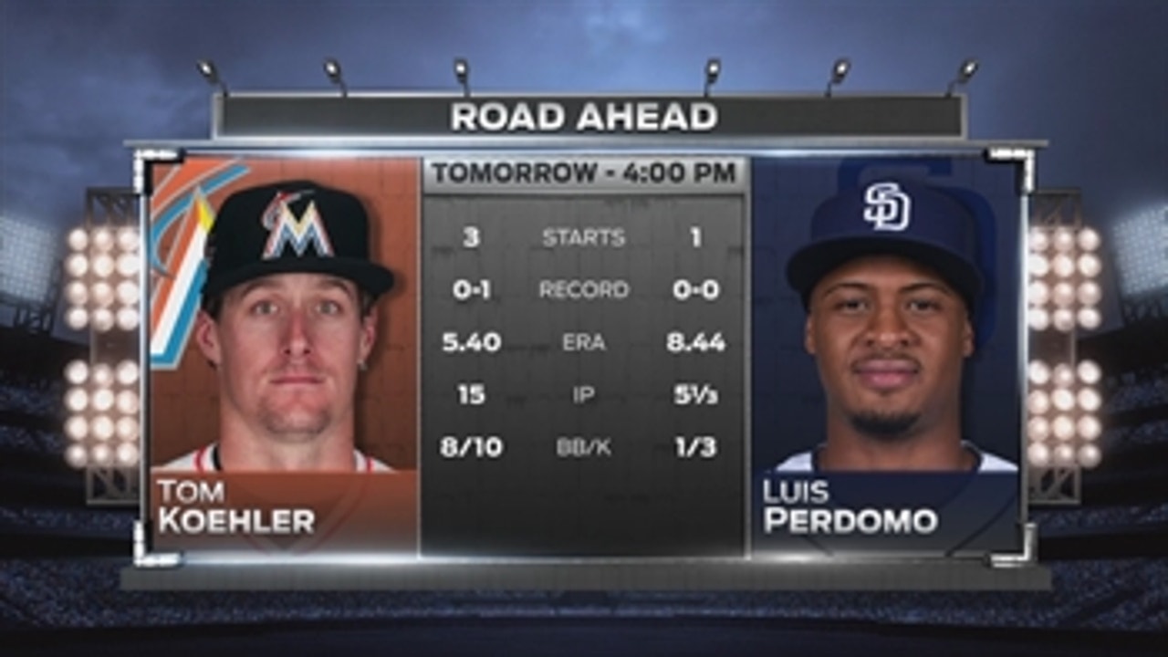Tom Koehler on mound as Marlins go for series win vs. Padres