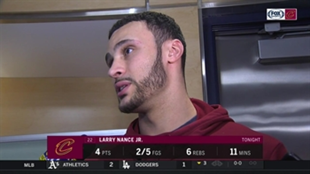 Larry Nance Jr. believes even-keeled mindset will counteract playoff inexperience