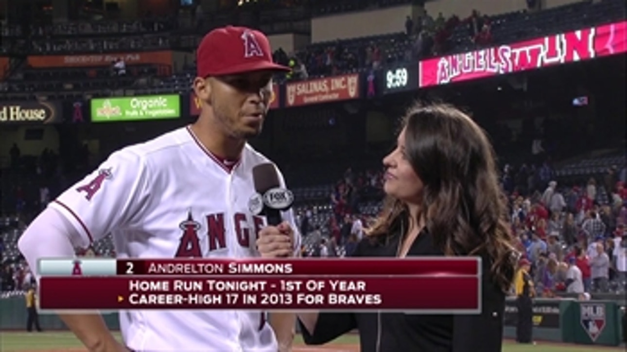 Andrelton Simmons, Angels complete sweep of Royals