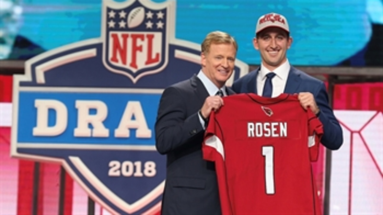 Colin Cowherd reveals why he is impressed by Cardinals trading up to draft Josh Rosen with 10th pick
