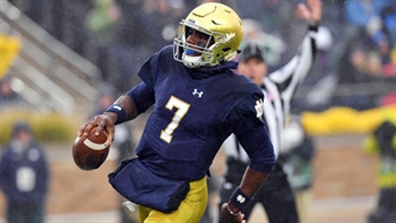 Brandon Wimbush and the No. 3 Fighting Irish defeat the Wake Forest Demon Deacons 48-37