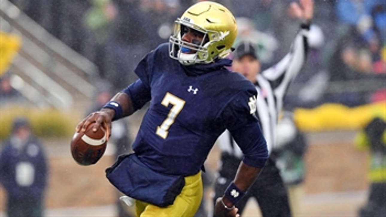 Brandon Wimbush and the No. 3 Fighting Irish defeat the Wake Forest Demon Deacons 48-37