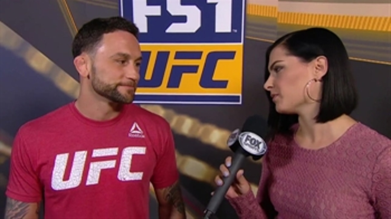 Frankie Edgar talks with Megan Olivi ' WEIGH-INS ' INTERVIEW ' UFC 222