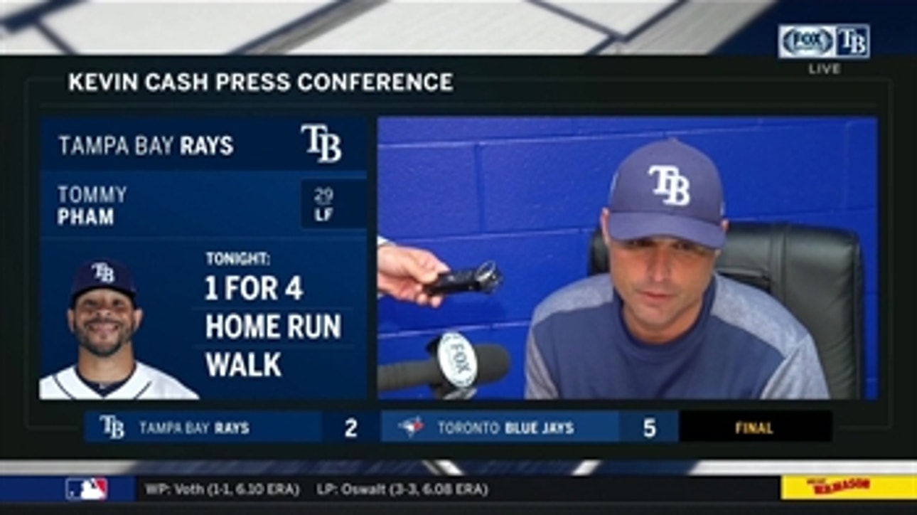Kevin Cash on how Blue Jays limited Rays' hot bats