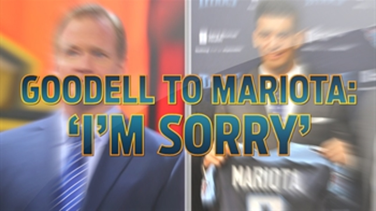 Roger Goodell apologized to Marcus Mariota for screwing up his name at draft