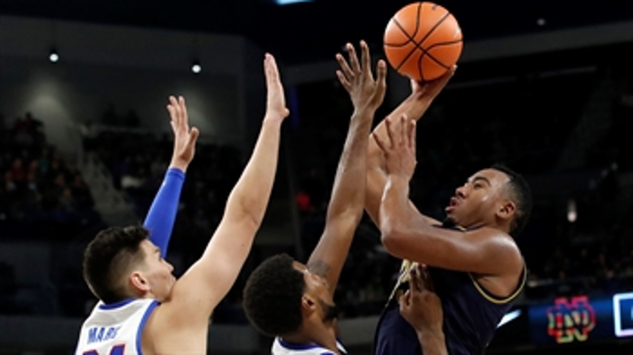No.14 Notre Dame outlasts DePaul 72-58
