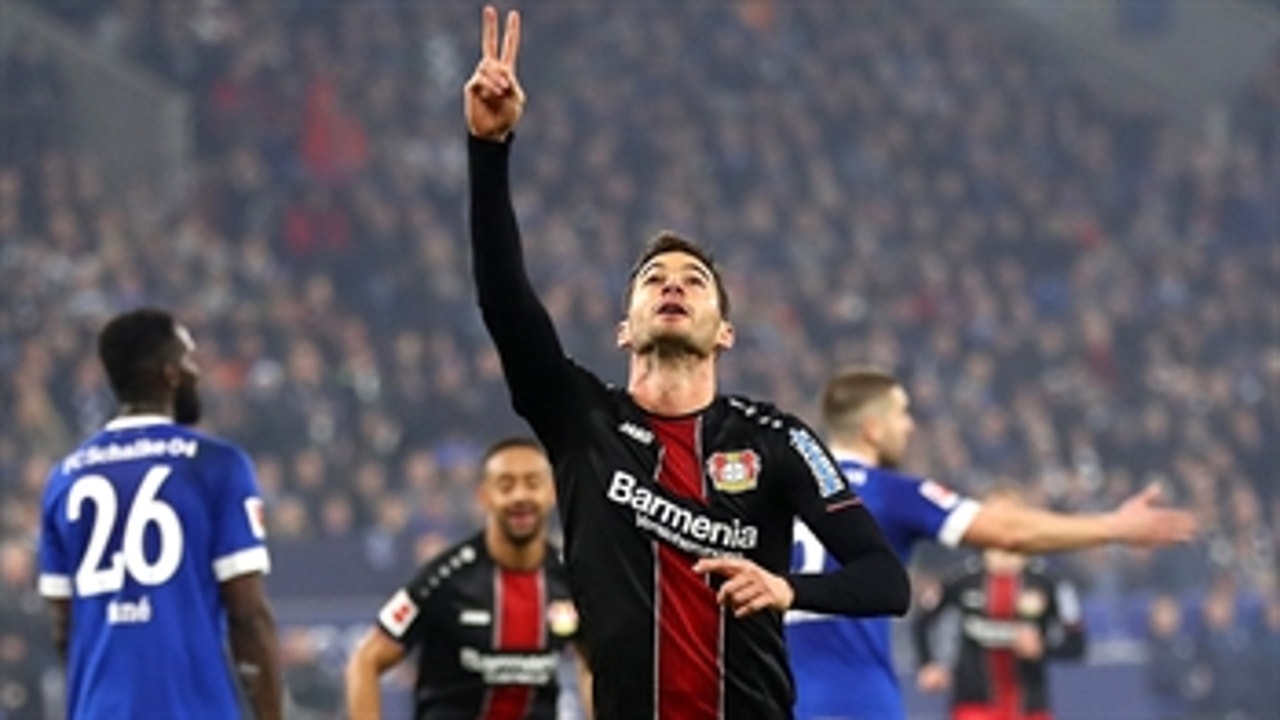 Lucas Alario doubles Leverkusen lead vs. Schalke 04 | 2018-19 Bundesliga Highlights