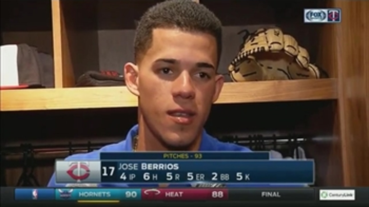 Berrios: 'I find my confidence is up'