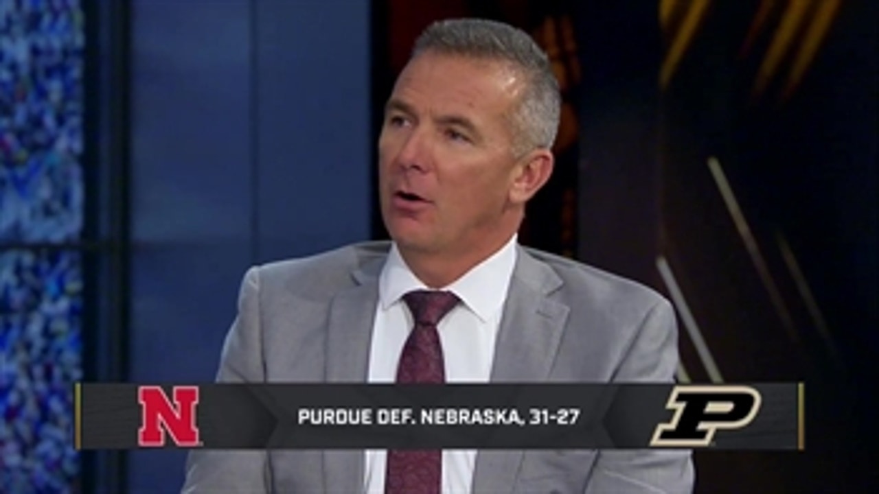 FOX's Urban Meyer breaks down Purdue's trick play in win vs Nebraska