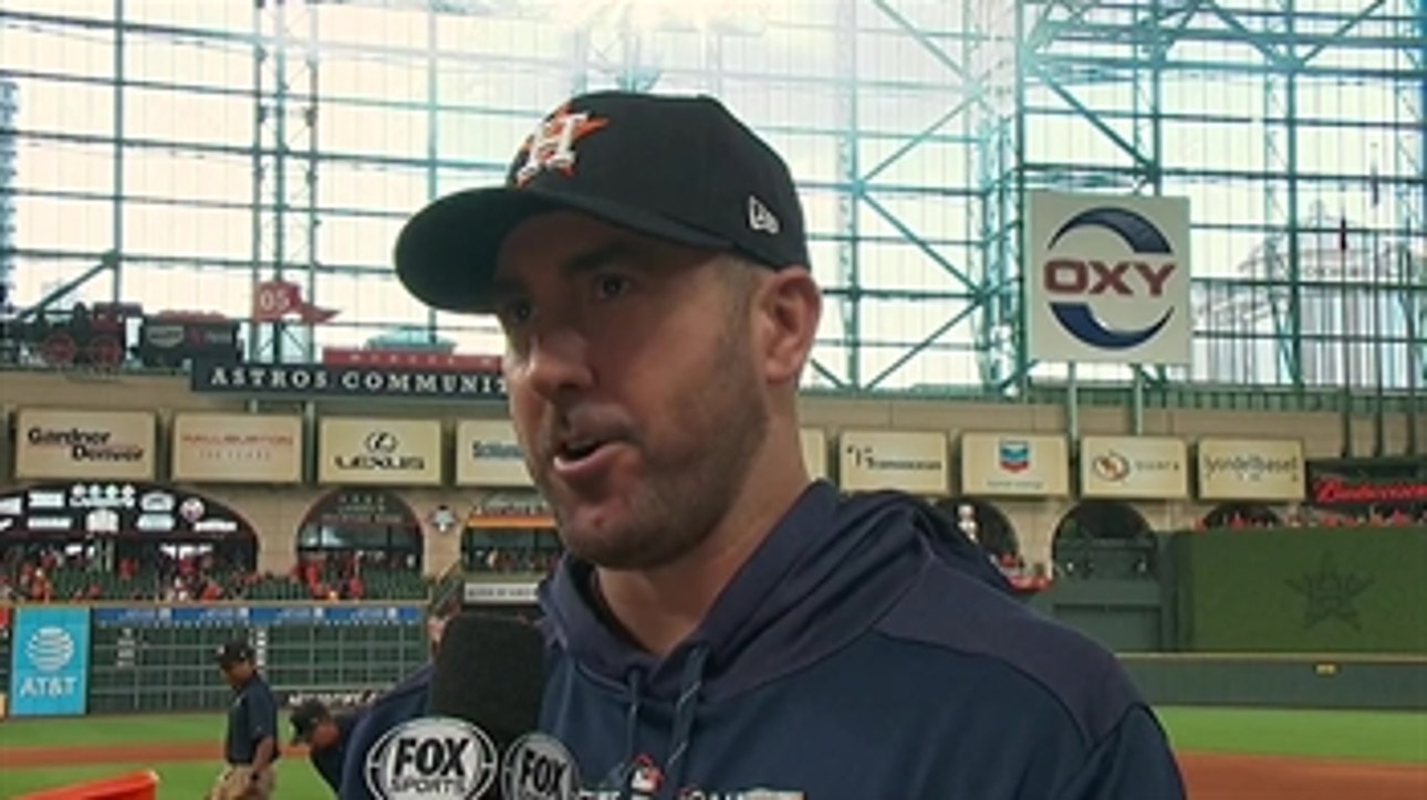 Justin Verlander reflects on dominant ALDS Game 1 performance