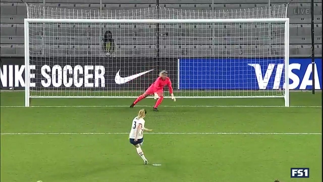 Sam Mewis completes hat trick with penalty kick goal, USWNT leads Colombia, 3-0