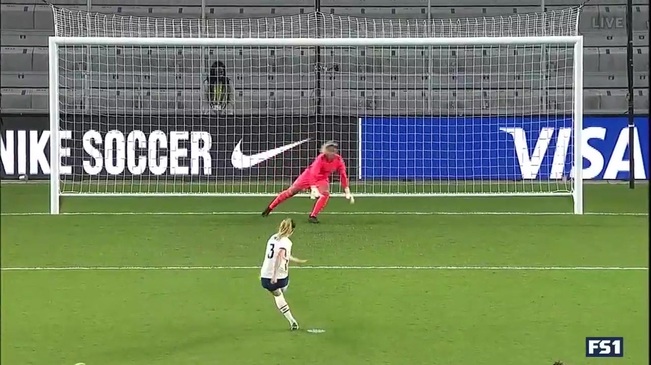 Sam Mewis completes hat trick with penalty kick goal, USWNT leads Colombia, 3-0