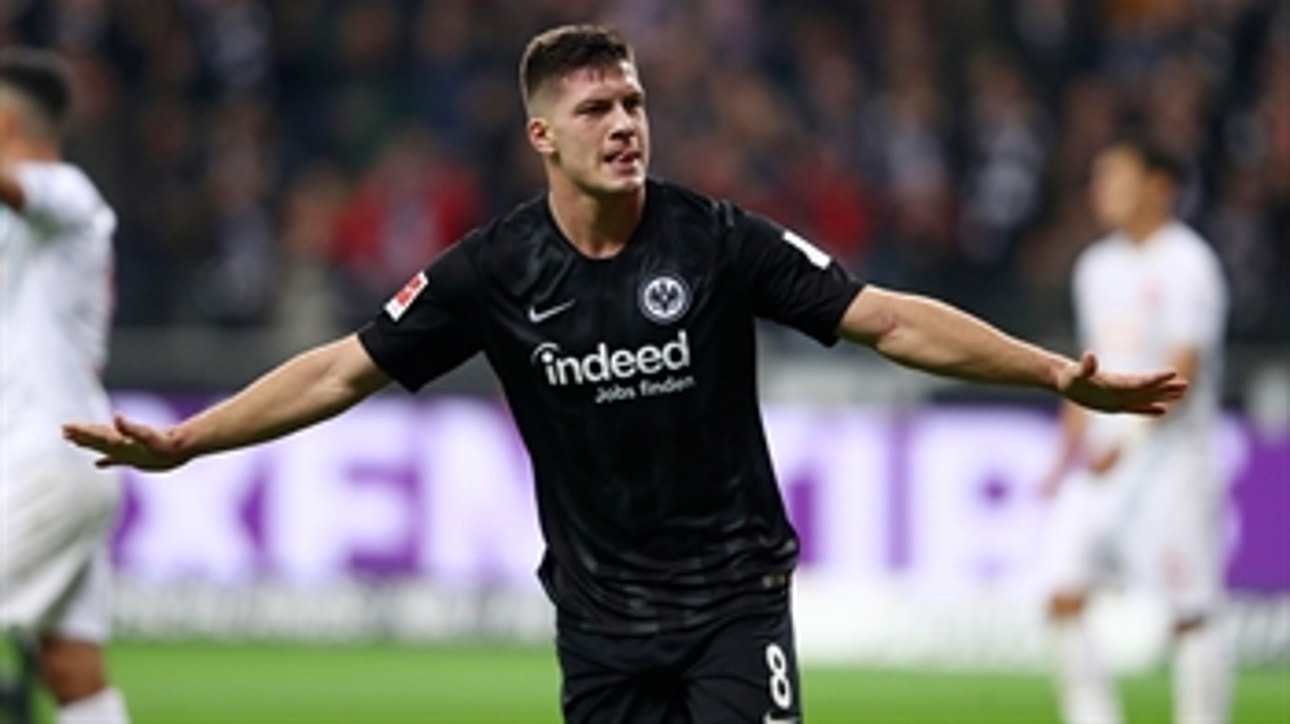 Luka Jovic scores 5 goals vs. Fortuna Dusseldorf ' 2018-19 Bundesliga Highlights