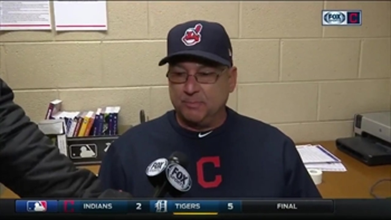 Francona hopes to know more on Kluber's back tomorrow