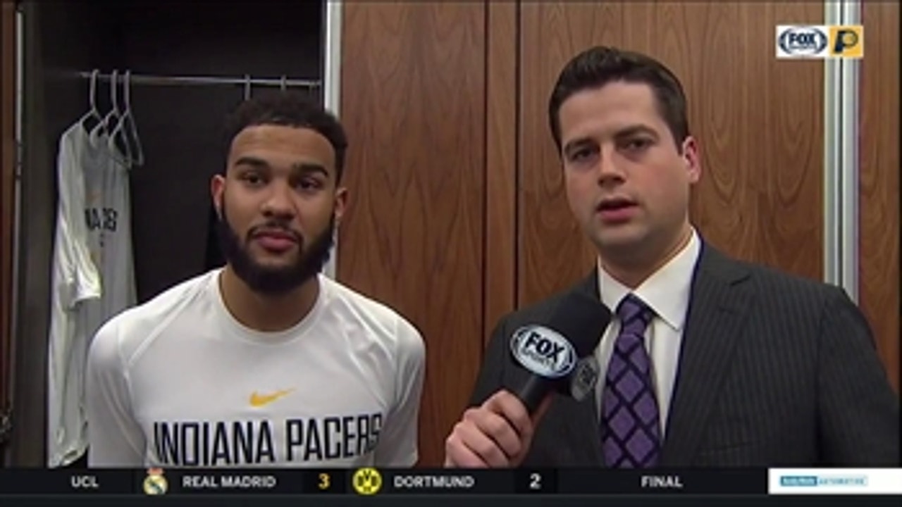 Joseph says the 'extra effort' made the difference in Pacers' win over Bulls.