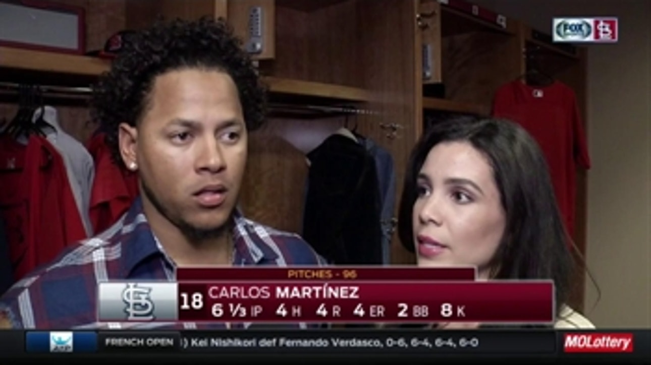 Carlos Martinez after loss to Reds
