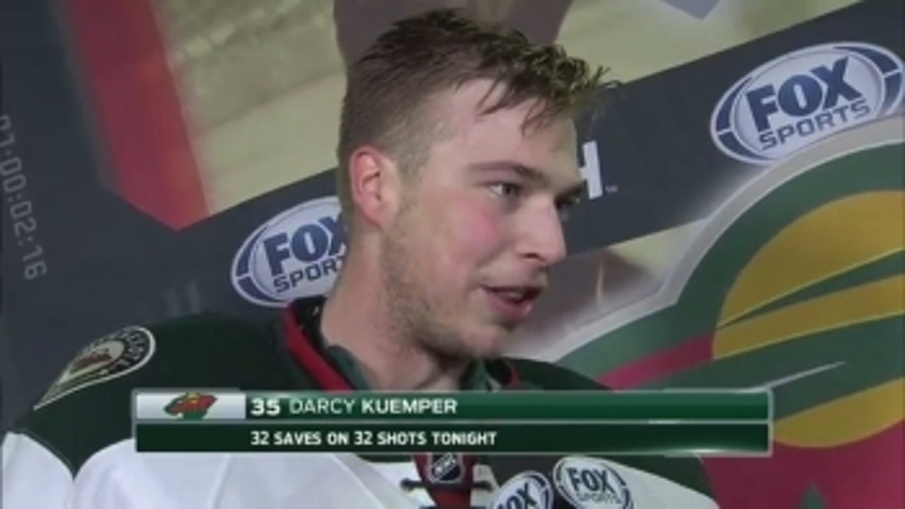 Darcy Kuemper: 'We can beat everyone in this league in any building.'