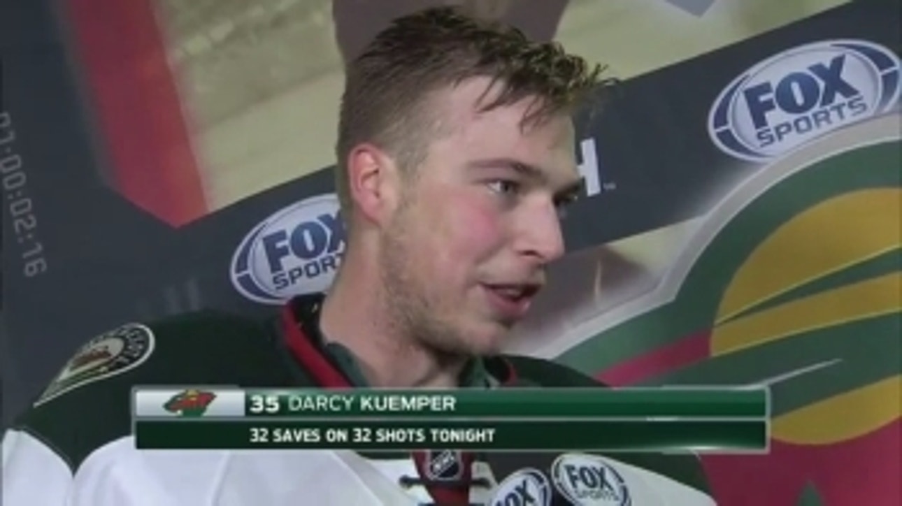 Darcy Kuemper: 'We can beat everyone in this league in any building.'