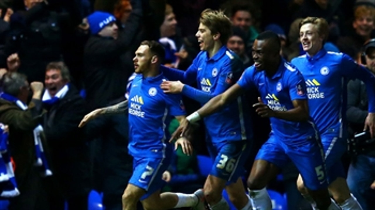 Taylor gives Peterborough United 1-0 lead against West Brom ' 2015-16 FA Cup Highlights