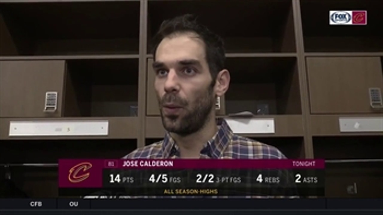 Jose Calderon sees Cavs clicking & will be ready whenever they need him