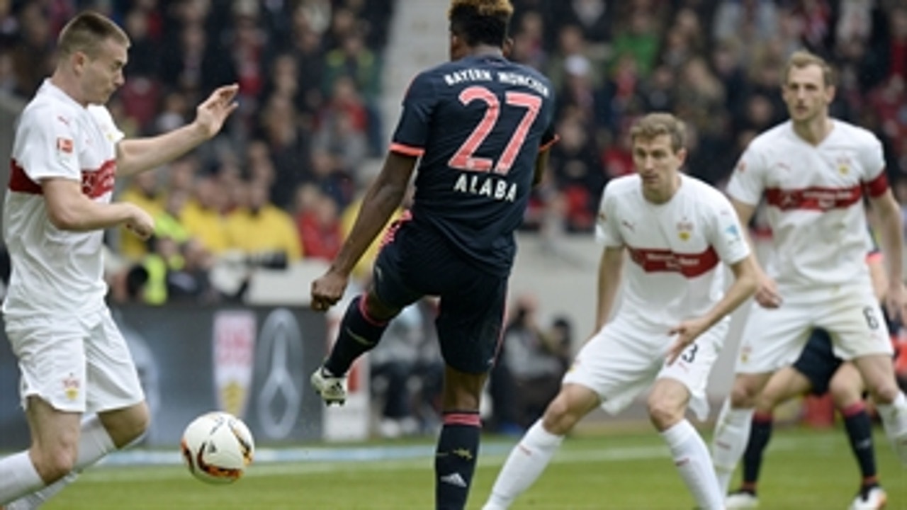 David Alaba doubles Bayern's lead against Stuttgart ' 2015-16 Bundesliga Highlights