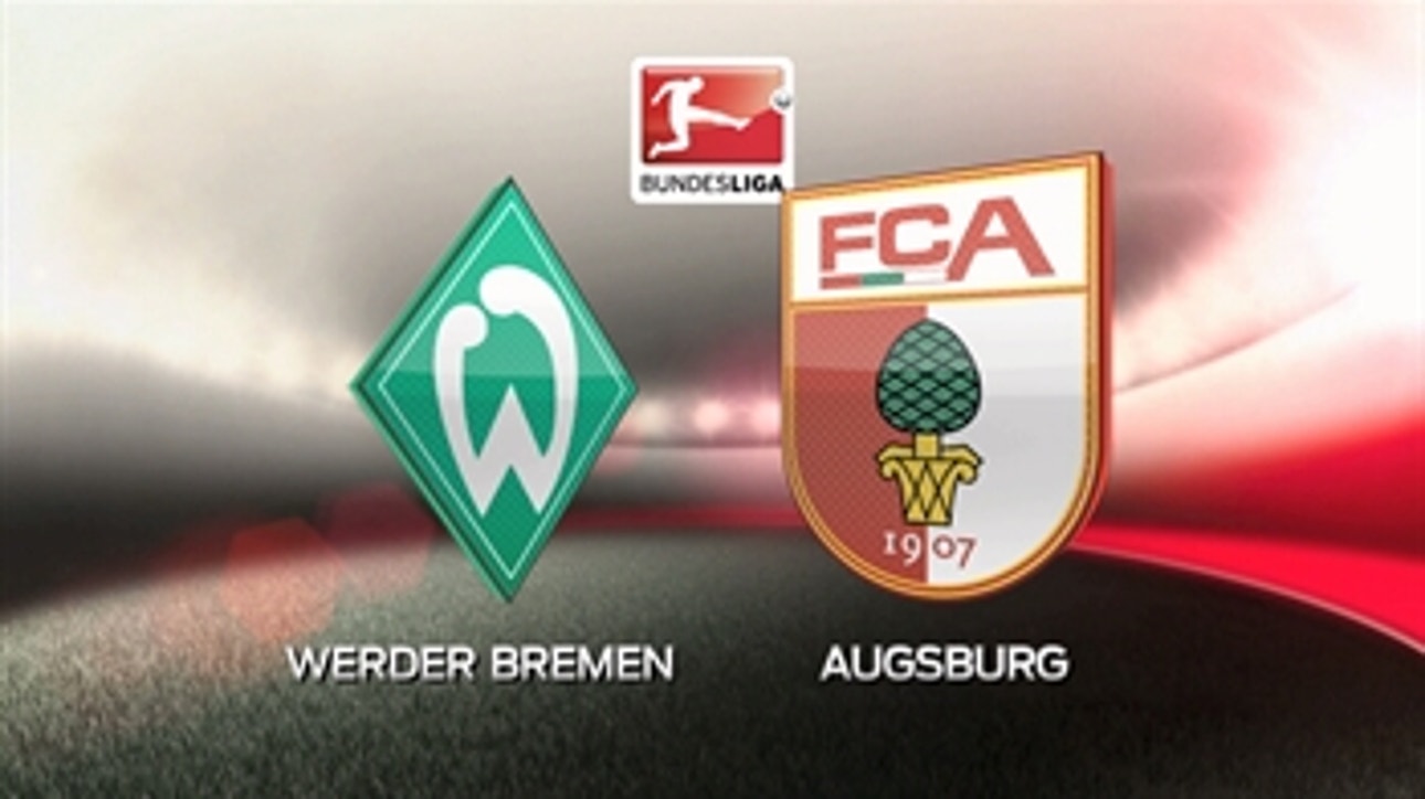 Werder Bremen vs. FC Augsburg ' 2015-16 Bundesliga Highlights