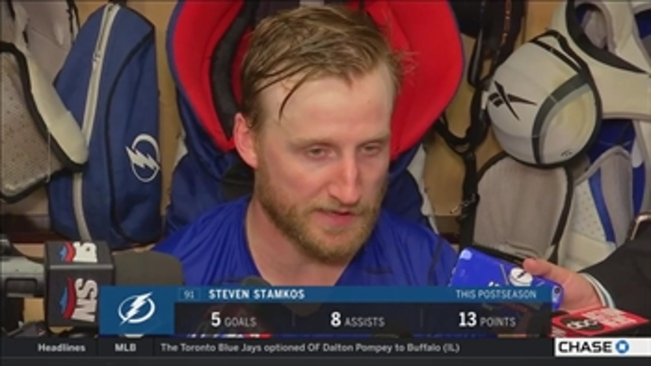 Steven Stamkos critical of Lightning's defensive urgency after Game 2
