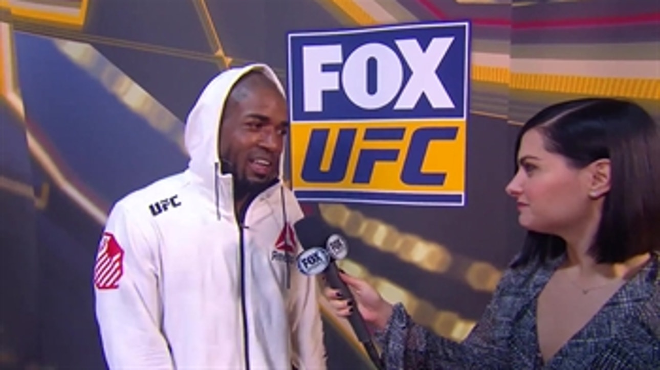 Bobby Green talks to Megan Olivi ' POST-FIGHT ' UFC FIGHT NIGHT