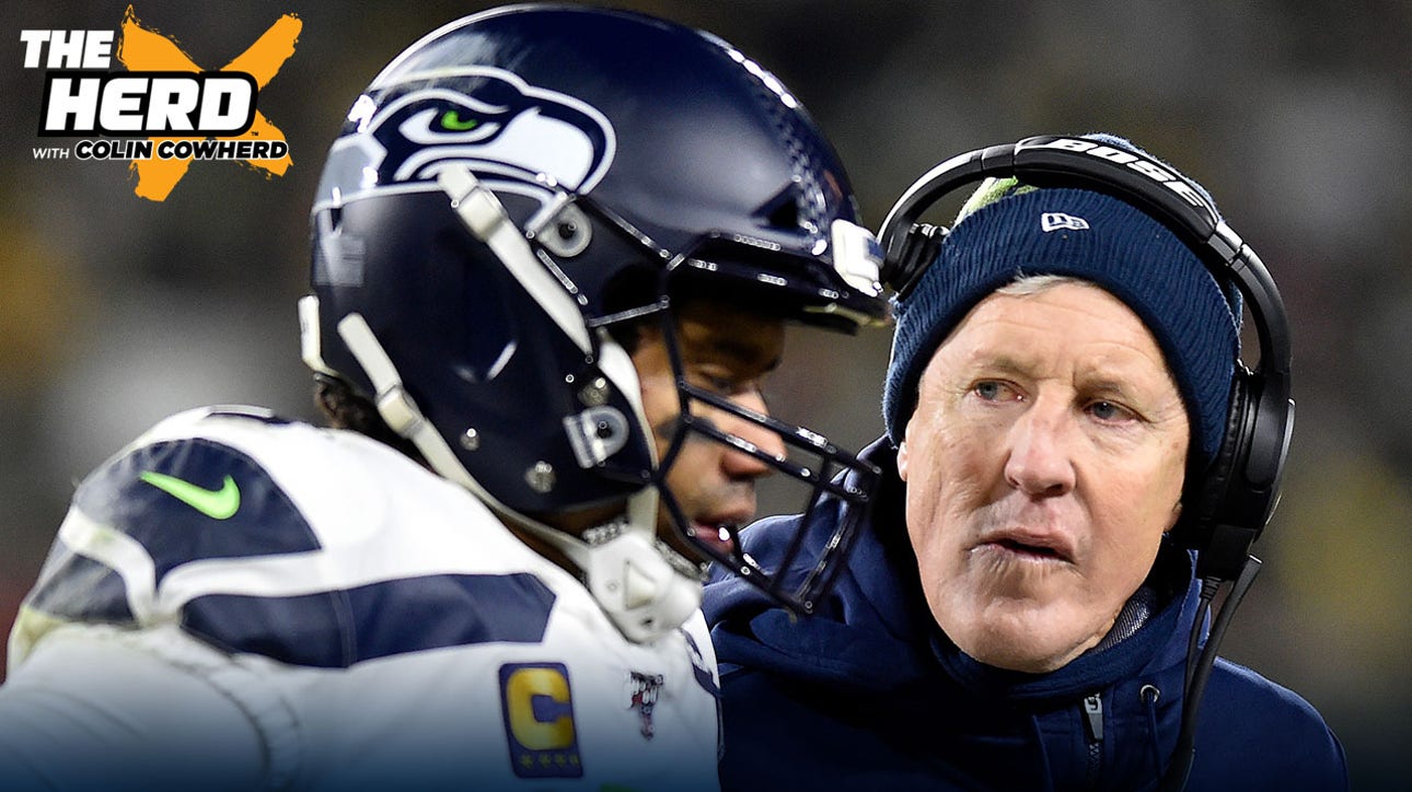 Colin Cowherd: Russell Wilson's relationship with head coach Pete Carroll is 'not ideal' | THE HERD